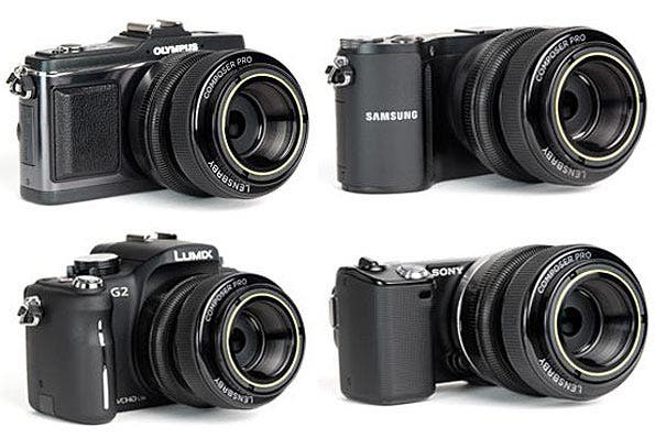 Lensbaby composer micro four thirds sony nex samsung mirrorless camera