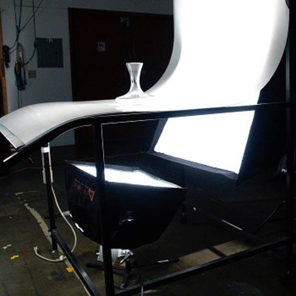 Lighting for High Key Glass