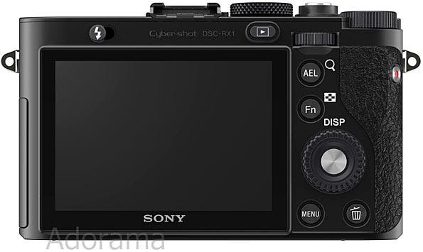 Sony DSC-RX1R back Sony DSC-RX1R back