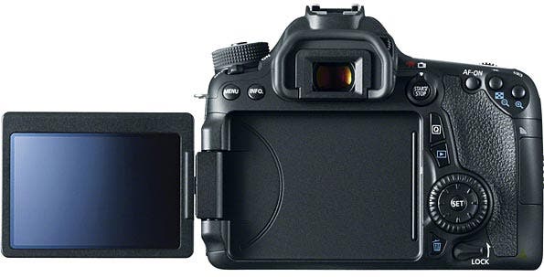 Canon 70D back Canon 70D back