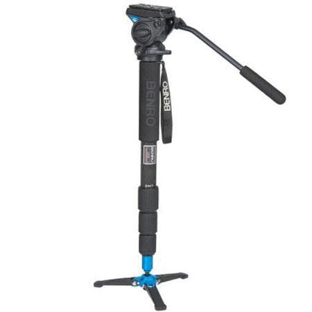 Benro A48TB Video Monopod With AL Twist-Lock three-Leg Base