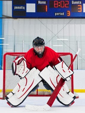 Hockey goalkeeper